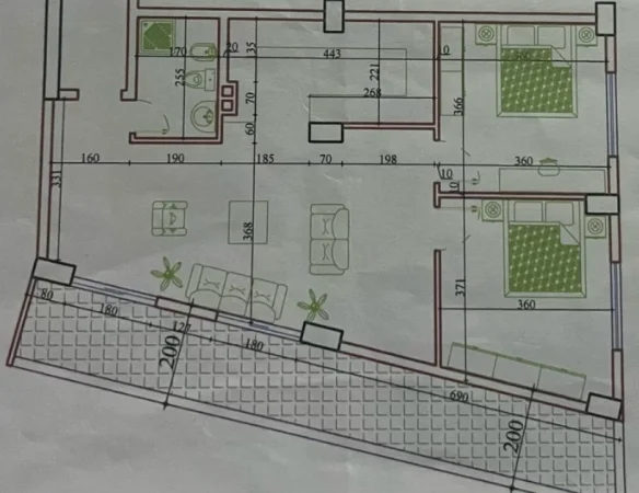 Tirane, shitet apartament 2+1+Aneks+Ballkon Kati 6, 113 m² 135.000 € (astir)