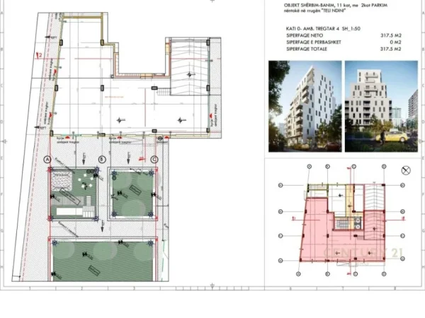 Tirane, shes ambjent biznesi , 318 m² 824.200 € (Xhamllik)