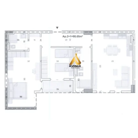 Tirane, shitet apartament 2+1+Ballkon Kati 1, 104 m² 104.000 € (lidhja e prizrenit)