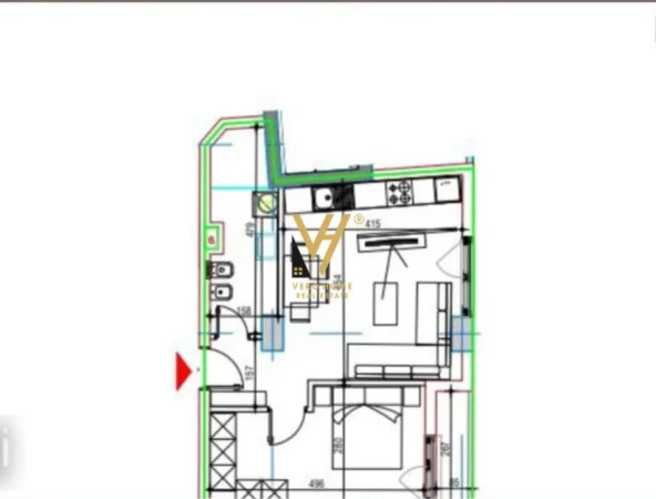 Tirane, shitet apartament 1+1+Ballkon Kati 4, 50 m² 165.000 € (21 DHJETORI)