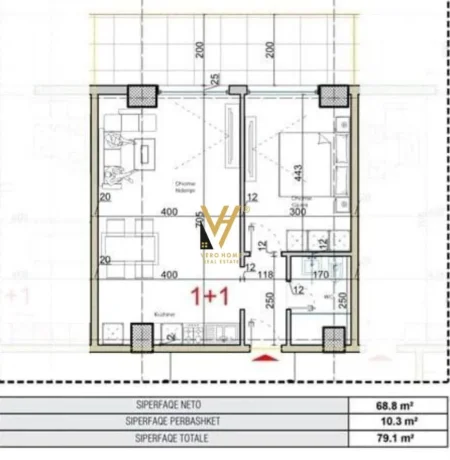 Shengjin, shitet apartament 1+1+Ballkon Kati 7, 68 m² 105.000 € (SHENGJIN, LEZHE)