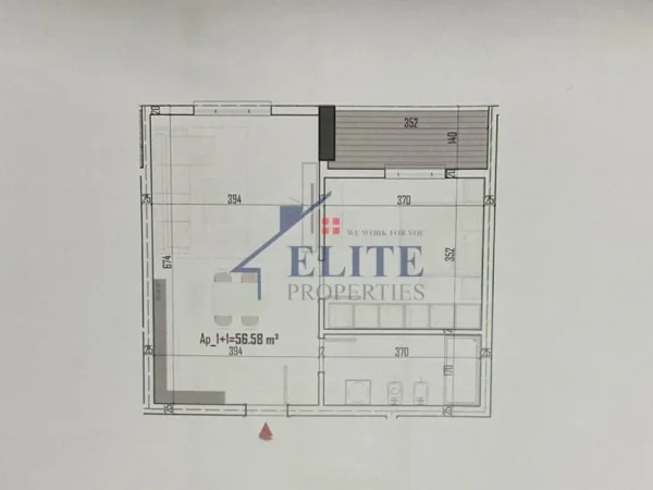 Tirane, shitet apartament 1+1+Ballkon Kati 1, 65 m² 85.140 € (Paskuqan)