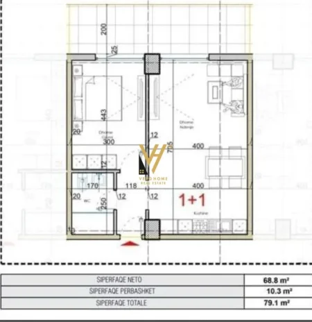 Shengjin, shitet apartament 1+1+Ballkon Kati 8, 68 m² 105.000 € (SHENGJIN, LEZHE)