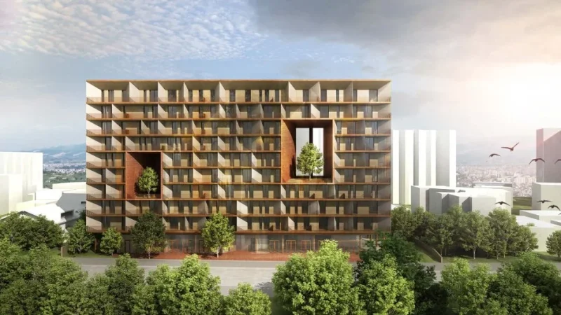 Tirane, jepet me qera apartament 2+1+Ballkon Kati 4, 125 m² 2.000 € (Altana Luxury Residence)