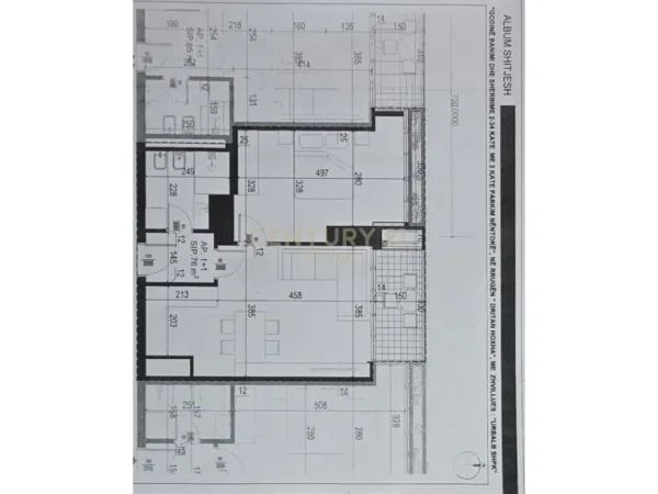 Tirane, shes apartament 1+1+Aneks+Ballkon Kati 4, 76 m² 136.800 € (LION RESIDENCE 2)