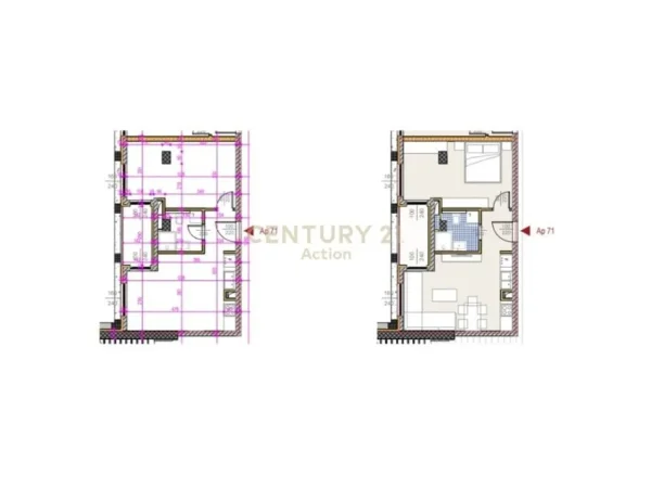 Tirane, shes apartament 1+1+Aneks+Ballkon Kati 7, 68 m² 343.500 € (ISH BLLOKU)