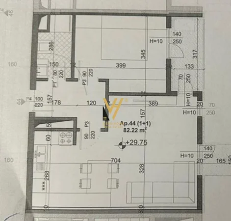 Tirane, shitet apartament 1+1+Ballkon Kati 8, 69 m² 115.000 € (ISH FUSHA E AVIACIONIT)