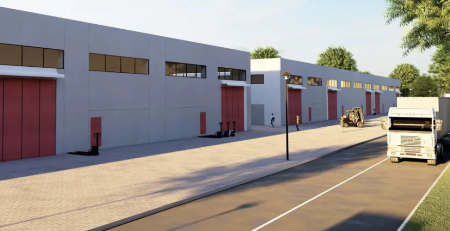 Tirane, shes magazine Kati 0, 1.350 m² (Tirana Industrial Park 2)