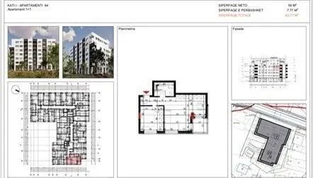 Tirane, shitet apartament 1+1+Ballkon Kati 4, 63 m² 76.500 € (PASKUQAN)