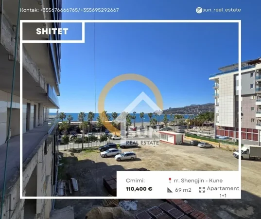 Shengjin, shitet apartament 1+1+Ballkon Kati 2, 69 m² 110.400 € (SHENGJIN)
