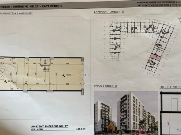 Tirane, shes ambjent biznesi Kati 0, 126 m² 415.140 € (Aleksandër Moisiu)