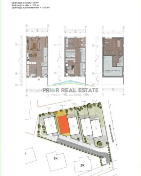 Tirane, shitet Vile 2 Katshe , 210 m² 483.000 € (TEG)