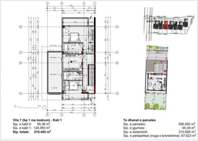 Tirane, shitet Vile 2 Katshe 220 m² 350.000 Euro (Prane depove te ujit)