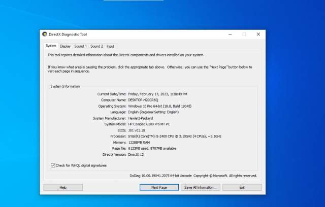 Tirane, shes PC HP 6200 Pro MT Gaming