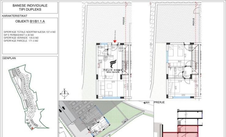 Tirane, shitet apartament duplex Dublex Kati 2, 107 m² 294.500 € (FARKE)