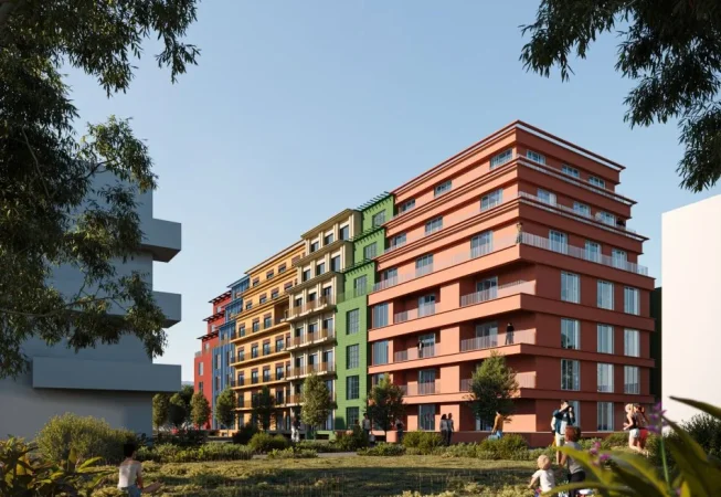 Qerret, shitet apartament 1+1 Kati 2, 73 m² 73.000 € (Qerret)