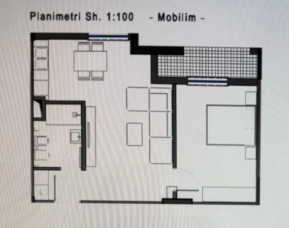 Qerret, shitet apartament 1+1 Kati 2, 73 m² 73.000 € (Qerret)