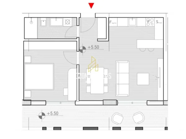 Vlore, shitet apartament 1+1 Kati 1, 91 m² 214.452 € (Orikum)