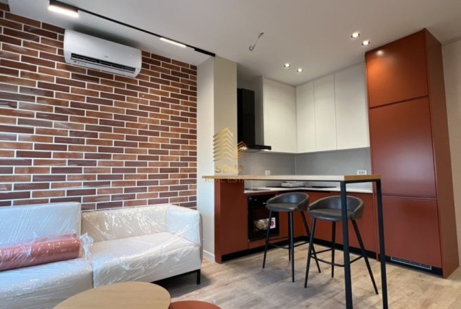 Tirane, jepet me qera apartament 1+1+Ballkon Kati 6, 55 m² 800 € (Rruga Karl Gega)