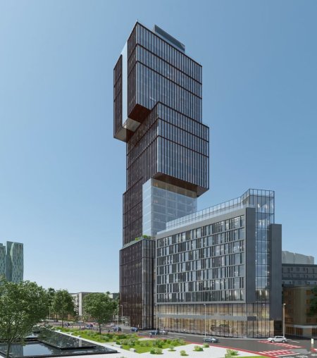 Tirane, jepet me qera ambjent biznesi Kati 4, 877 m² (SYRI I TIRANËS, EYE OF TIRANA)