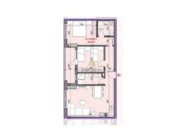 Tirane, shitet apartament 2+1+2 Kati 5, 101 m² 191.000 € (Rruga Jordan Misja)