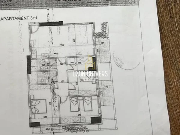 Tirane, shitet apartament 3+1+Ballkon Kati 18, 159 m² 397.500 € (Tirana Garden Building -Rruga e Kavajes)