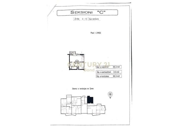 Tirane, jepet me qera zyre Kati 6, 224 m² 3.150 € (BLLOKU)
