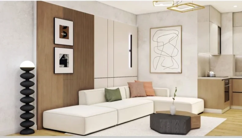 ‼️SHITET APARTAMENT  2+1  📍KAFE FLORA  260.000 €  Sheshi Skenderbej,