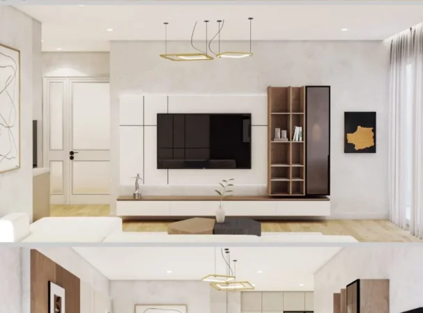 ‼️SHITET APARTAMENT  2+1  📍KAFE FLORA  260.000 €  Sheshi Skenderbej,