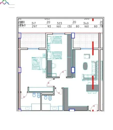 Tirane, shes apartament 2+1 Kati 4, 111 m² 93.000 € (kamez)