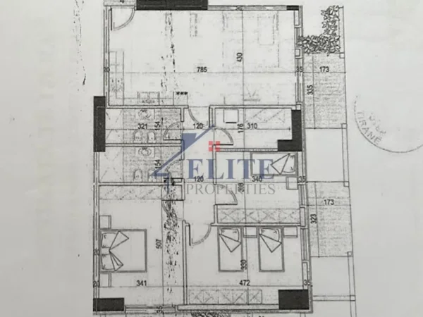 Tirane, shitet apartament 3+1+Ballkon Kati 20, 159 m² 437.250 € (Rruga e Kavajes)