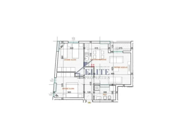 Tirane, shitet apartament , 147 m² 205.800 € (Shkolla e Bashkuar)