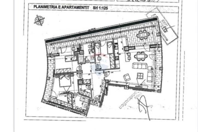 Tirane, shitet apartament 3+1+Ballkon Kati 7, 221 m² 670.000 € 