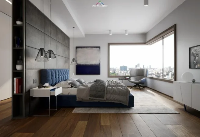 Tirane, jepet me qera apartament 1+1+Ballkon Kati 4, 75 m² 1.000 € (liqeni i thate)