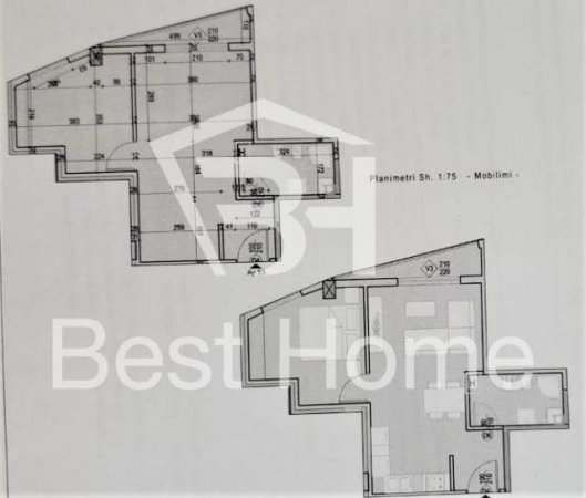Tirane, shes apartament 1+1+BLK Kati 5, 61 m² 117.000 Euro (Rruga e Barrikadave, prane shkolles Lidhja e Prize)