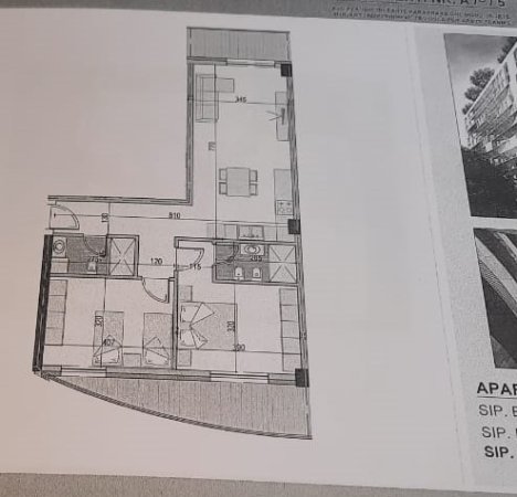 Tirane, shes apartament 2+1+BLK Kati 6, 116 m² 174.000 Euro (Rruga Mine Peza)