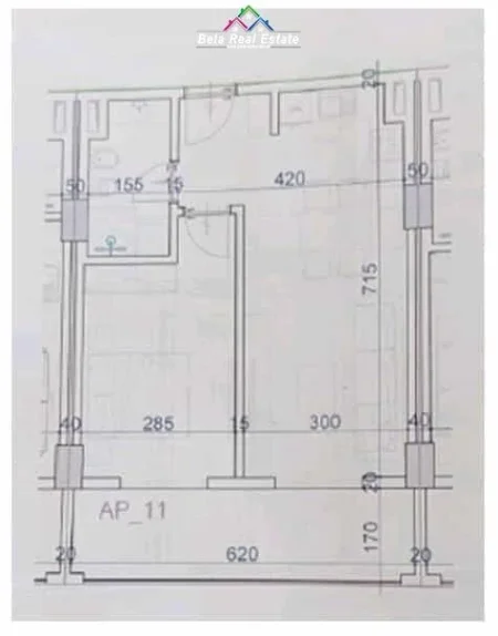 Durres, shes apartament 1+1+Ballkon Kati 3, 68 m² 75.000 € (durres)