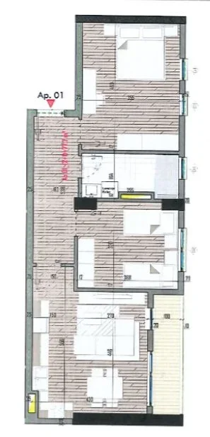 Tirane, shitet apartament 2+1 Kati 1, 91 m² 82.305 € (gryka kacanikut)