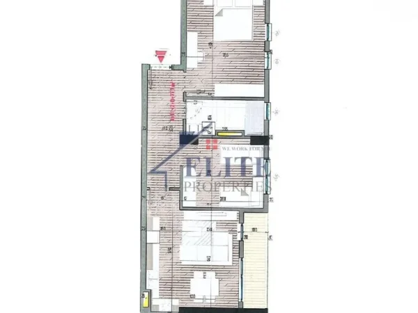 Tirane, shitet apartament 2+1+Ballkon Kati 2, 92 m² 82.035 € (Univers City)