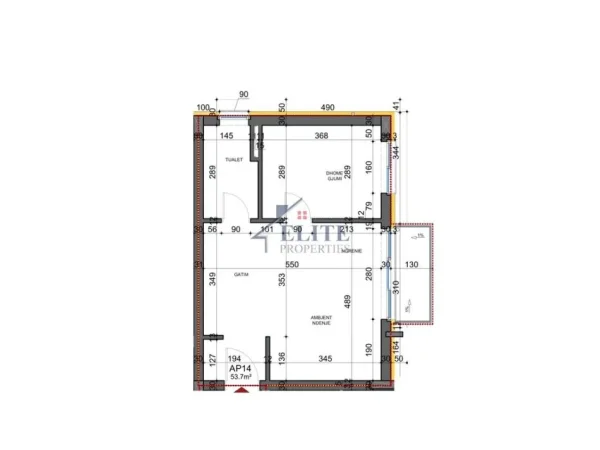 Tirane, shitet apartament 1+1+Ballkon Kati 2, 60 m² 144.480 € (Lake Diamond)