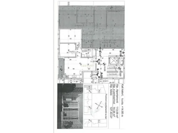 Tirane, shitet apartament 3+1 Kati 4, 127 m² 240.000 € (Porcelan)
