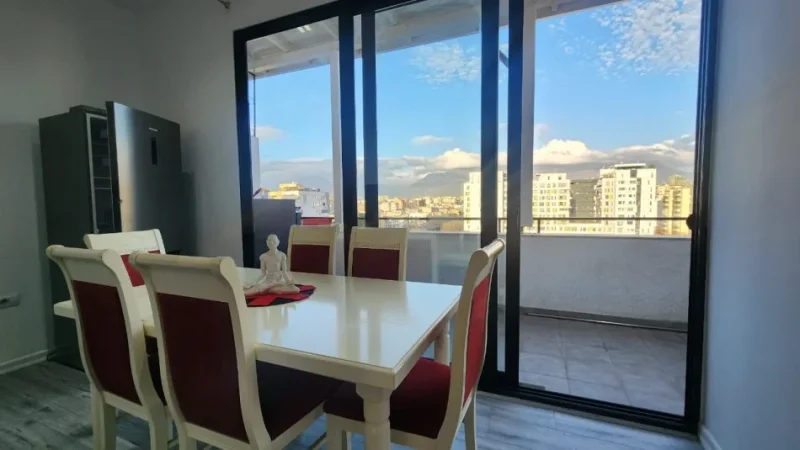 Tirane, jepet me qera apartament 2+1+Aneks+Ballkon Kati 7, 80 m² 900 € (kompleksi delijorgji)