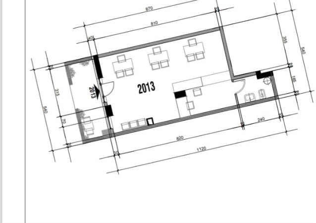 Tirane, jepet me qera ambjent biznesi Kati 0, 63 m² 500 € (Kompleksi Magnet)
