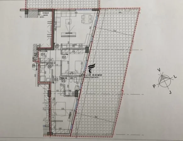 Tirane, shitet apartament 2+1+Ballkon Kati 7, 310 m² 330.000 € (LAPRAKE)