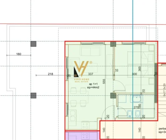 Vlore, shitet apartament 1+1+Ballkon Kati 4, 91 m² 167.000 € (RRADHIME)