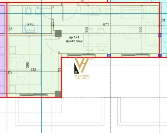 Vlore, shitet apartament 1+1+Ballkon Kati 4, 80 m² 140.000 € (RRADHIME)
