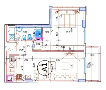 Tirane, shes apartament 1+1+Ballkon Kati 1, 77 m² 93.200 € (Paskuqan)