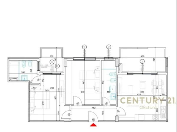 Tirane, shes apartament 2+1+2 , 118 m² 235.600 € (LIQENI I THATE)