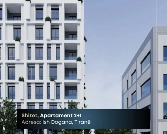 Tirane, shitet apartament 2+1 Kati 5, 109 m² 151.700 € (Ish Dogana)