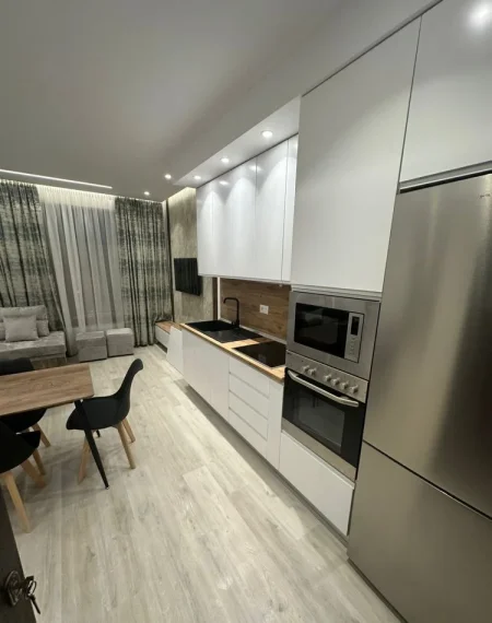 Tirane, jepet me qera apartament 1+1+Ballkon Kati 1, 55 m² 650 € (Zogu i Zi prane Tirana Bank)